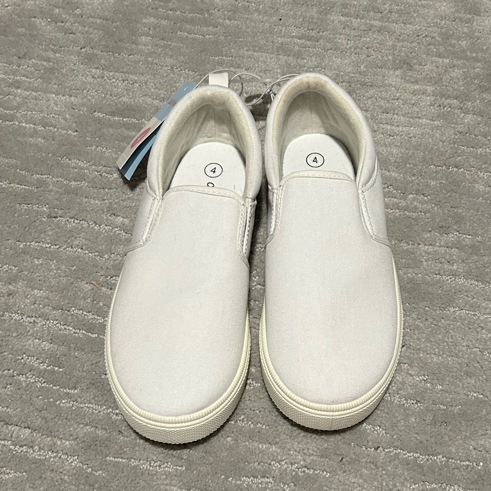 NWT White Slip On Canvas Shoes